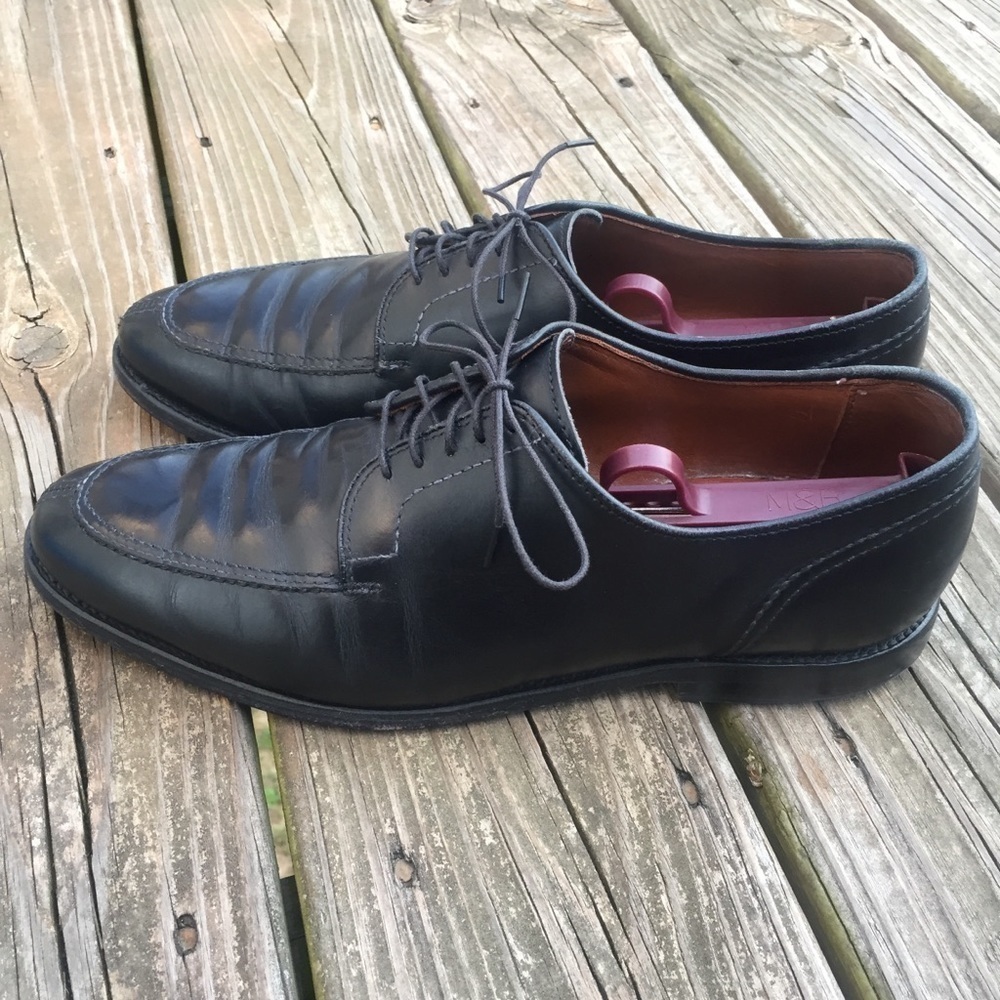 Allen Edmonds Lasalle Derby Black Shoes 9.5